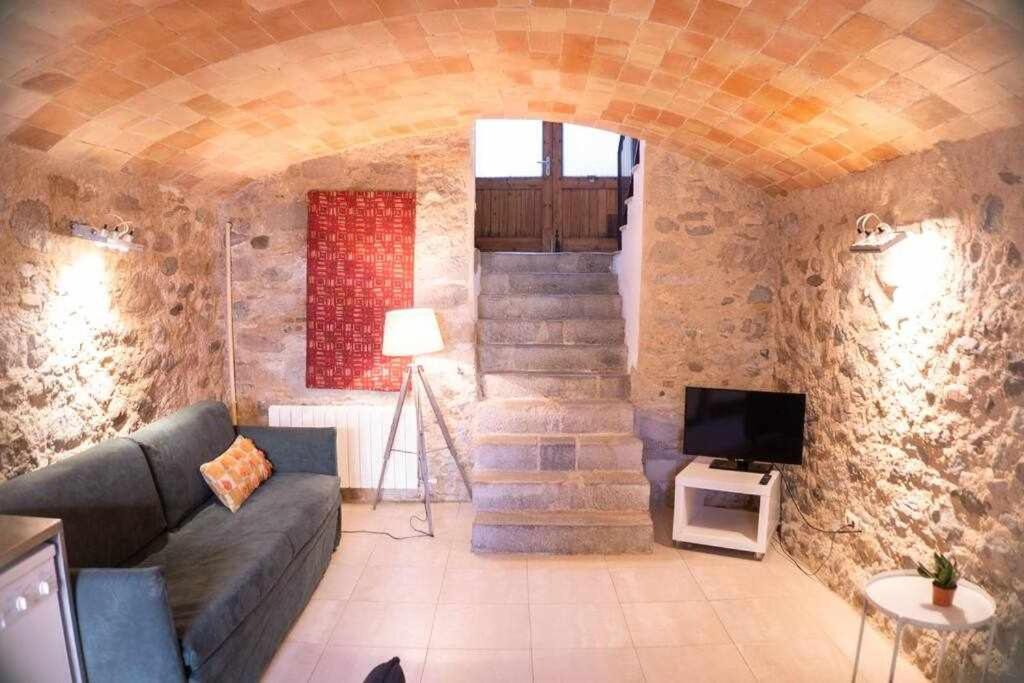 Apartamento Baños Arabes con jardín Girona Exterior foto